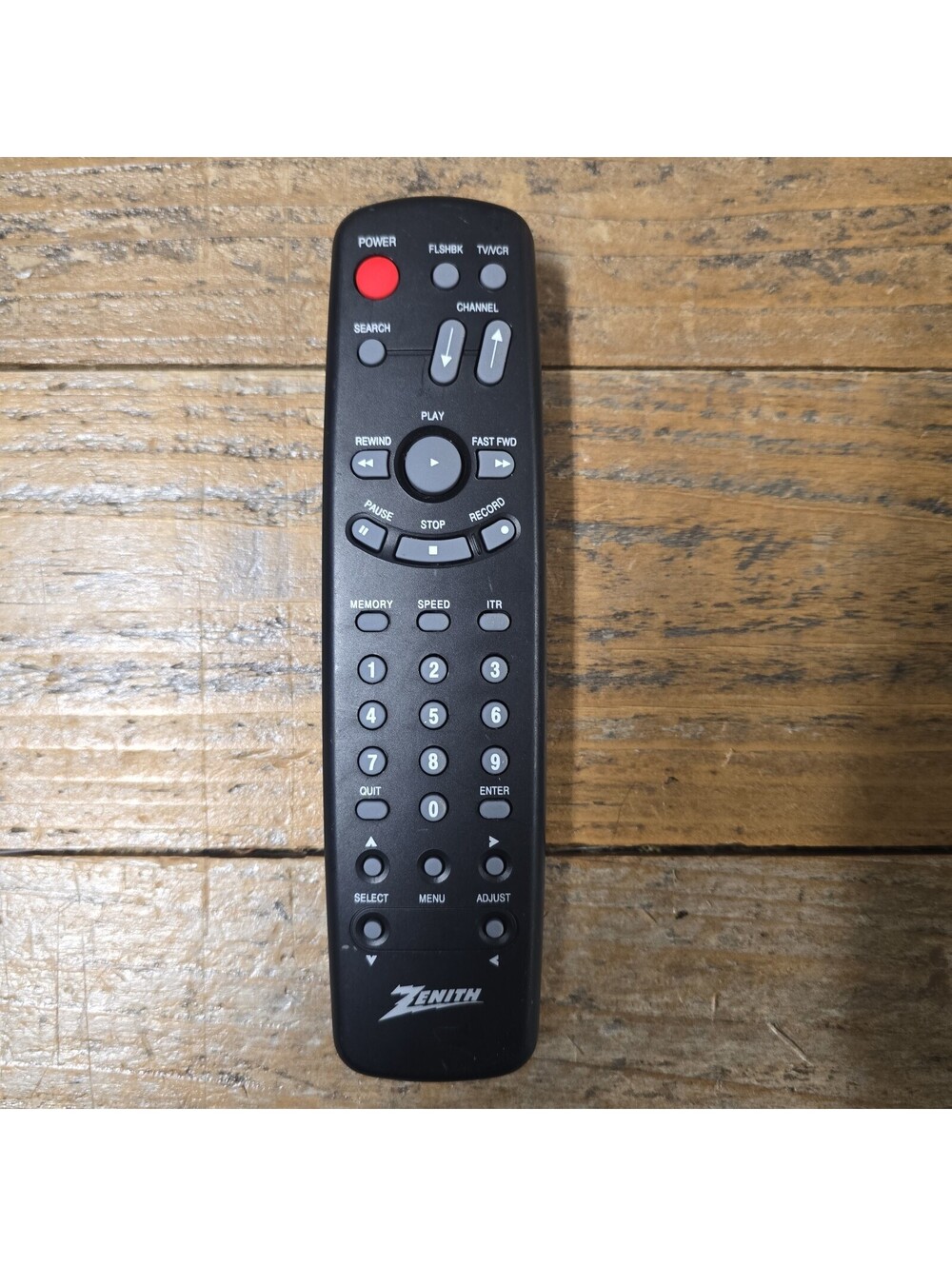 Zenith SC2105-02 TV VCR Remote Control, Black - OEM for VR2106 VR4106 VR4206HF +